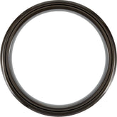 Cobalt Wood Inlay Wedding Band